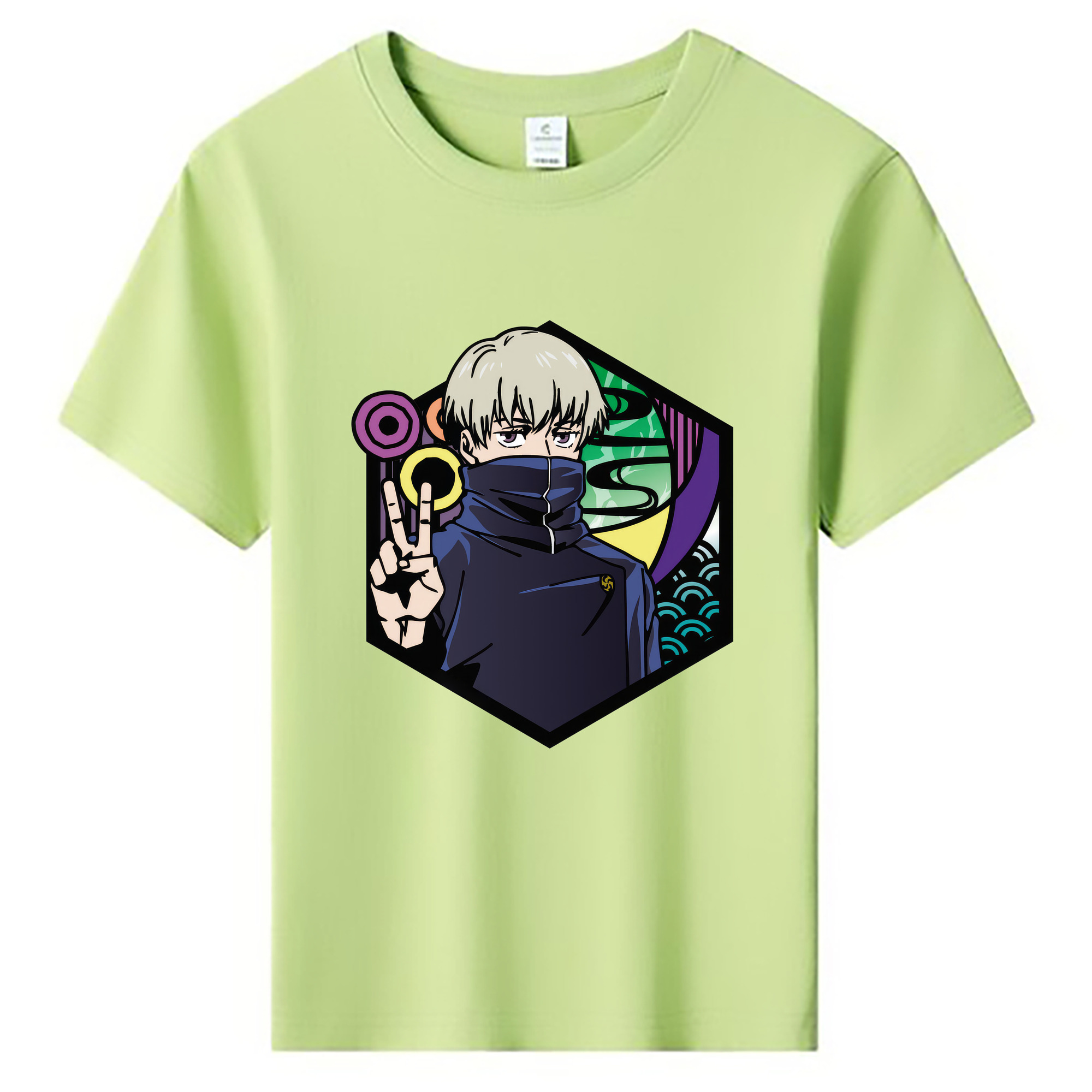 （画像用） 呪術廻戦 Jujutsu Kaisen 綿100％キッズTシャツ（フロントプリント）